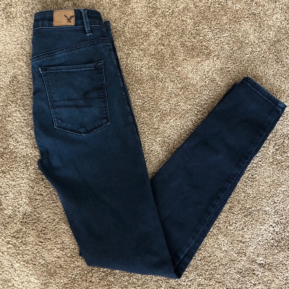 American Eagle super high waisted skinny jeans